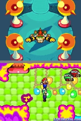 Mario & Luigi - Bowser's Inside Story (USA) (Demo) (Kiosk) screen shot game playing